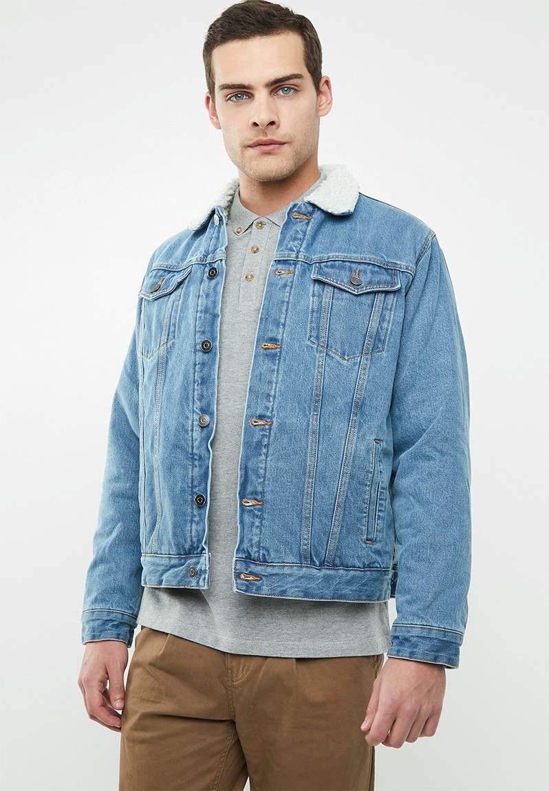 Sherpa Lined Trucker Jacket