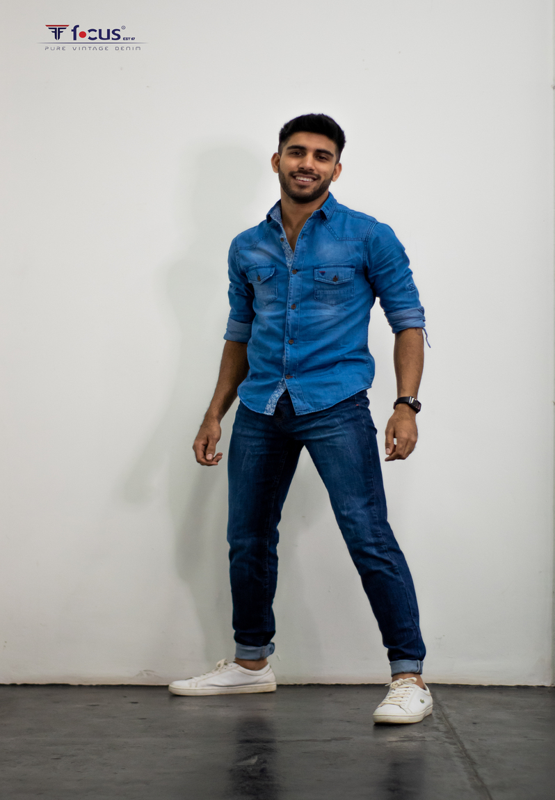 Slim Fit 5 Pocket Jeans